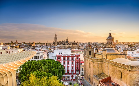 Imagen de las cubiertas de la Iglesia de la Anunciación